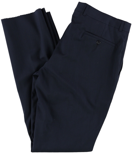 Kenneth Cole Mens Striped Dress Pants Slacks blue 36x35