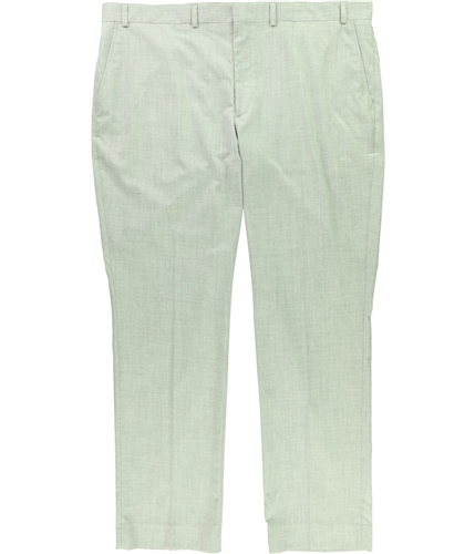 Kenneth Cole Mens Micro-Grid Dress Pants Slacks ltgry 32x32