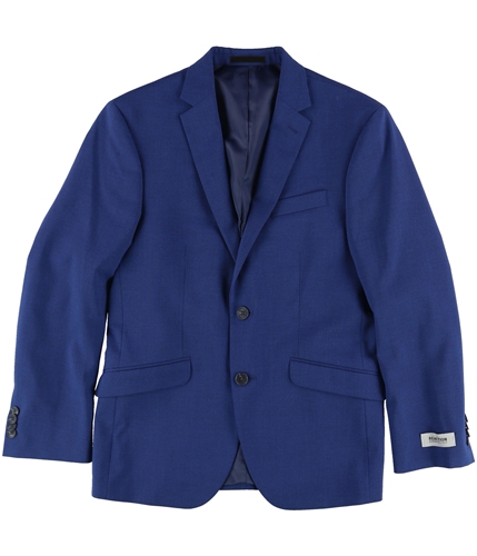 Kenneth Cole Mens Simple Two Button Blazer Jacket brightblue 36