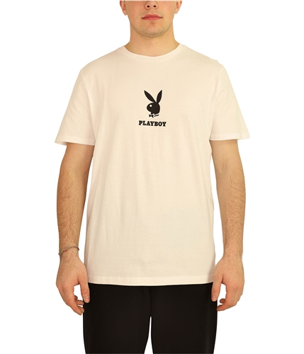 Elevenparis Mens Lapin Playboy Graphic T-Shirt white S