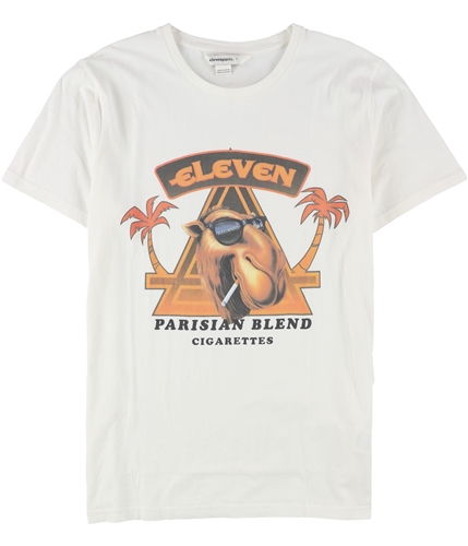 Elevenparis Mens Parisian Blend Graphic T-Shirt offwhite S