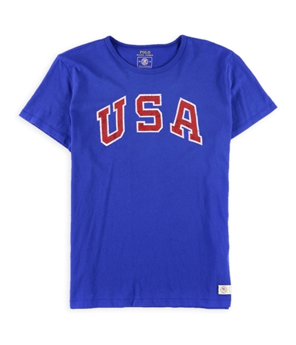 Ralph Lauren Womens Team USA Graphic T-Shirt rugbyroya XL