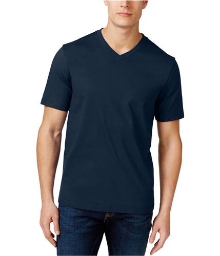 Club Room Mens Solid Basic T-Shirt deepblk 3XL
