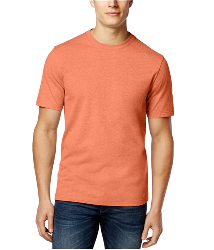 Club Room Mens Crew Neck Basic T-Shirt orange S