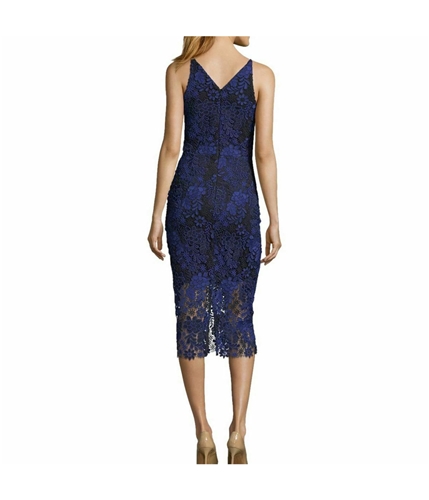 XSCAPE Womens Lace Sheath Dress blue 4