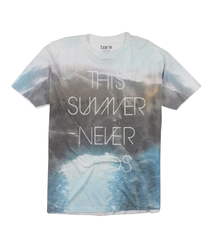 bar III Mens Never Ending Summer Graphic T-Shirt whitepure XL