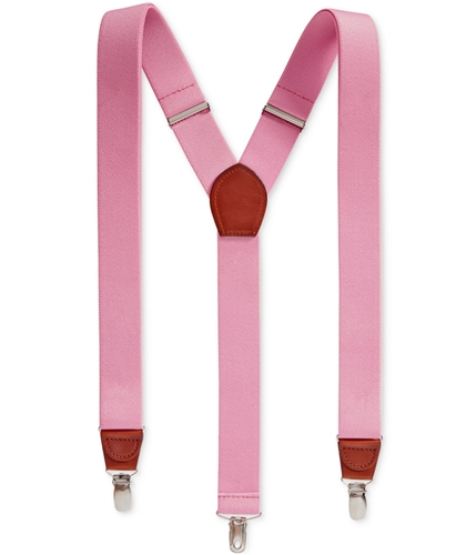Club Room Mens Non-Leather Medium Suspenders pink One Size