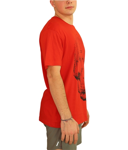 Elevenparis Mens Skull Graphic T-Shirt red S