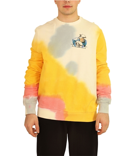 Elevenparis Mens Pullover Sweatshirt marigold S