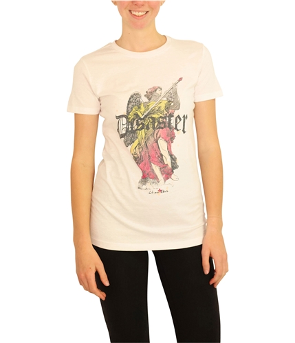 Elevenparis Womens Disaster Graphic T-Shirt white XS