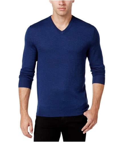 Club Room Mens Merino Blend Pullover Sweater deepblack S