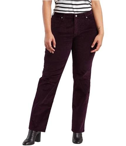 Levi's Womens 414 Classic Straight Leg Jeans purple 16W/32
