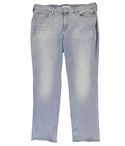 Levi's Womens Classic Straight Leg Jeans blue 18W/32