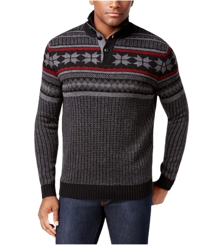 Club Room Mens Knit Pullover Sweater deepblack L