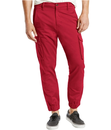 Levi's Mens Jogger Casual Cargo Pants red 30x30