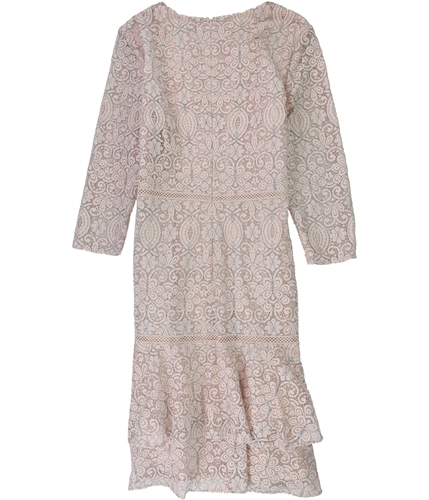 Ralph Lauren Womens Lace Drop-Waist A-line Dress pink 8