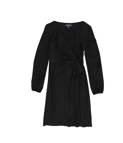 Ralph Lauren Womens Solid Jersey Dress black 2P