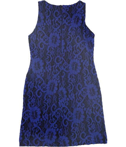 Ralph Lauren Womens Lace Bodycon Dress navy 8P