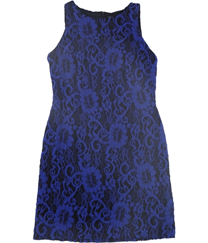 Ralph Lauren Womens Lace Bodycon Dress navy 8P