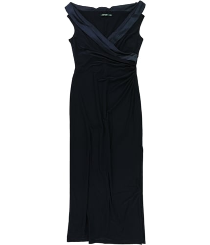 Buy a Womens Ralph Lauren Portrait-Collar Gown Dress Online ...