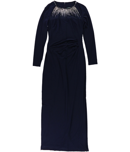 Ralph Lauren Womens Beaded-Yoke Gown Dress lthsenvy 6