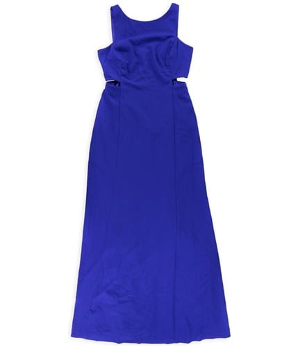 Ralph Lauren Womens Cutout Crepe Maxi Dress dpazure 8