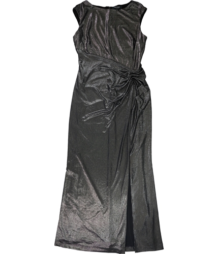 Ralph Lauren Womens Ilianne Gown Dress blkgunmtl 12