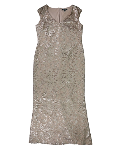Ralph Lauren Womens Embroidered Gown Dress csandm 6