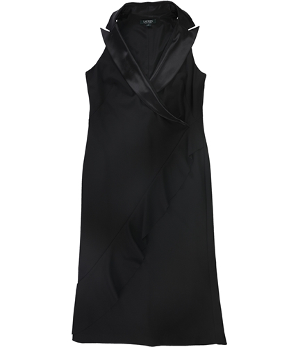 Ralph Lauren Womens Basilia Midi Dress black 2
