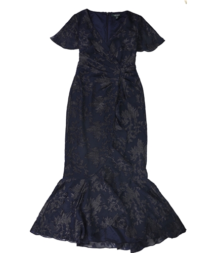 Ralph Lauren Womens Amaria Gown Dress navy 2
