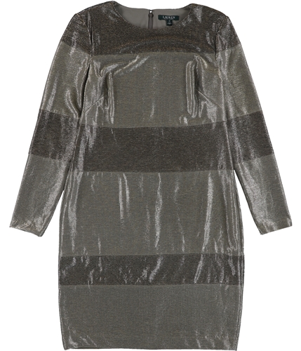 Ralph Lauren Womens Dilia Sheath Dress silver 2