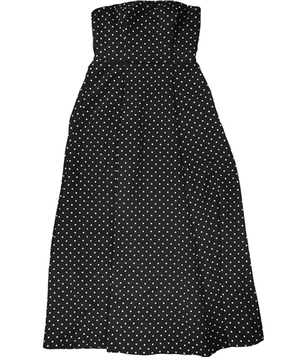 Ralph Lauren Womens Polka Dot A-line Gown Dress black 2