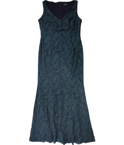 Ralph Lauren Womens Vassie Gown Dress grnnvy 2