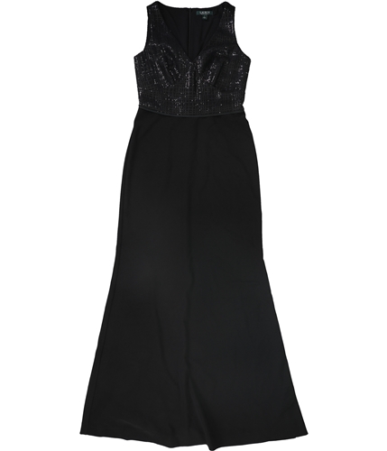 Ralph Lauren Womens Zorea Gown Dress black 2