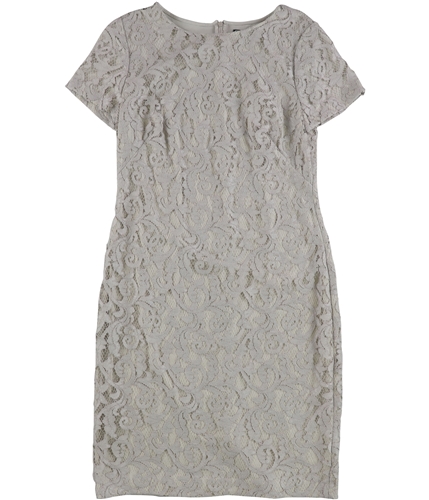 Ralph Lauren Womens Christiana Sheath Dress silver 4