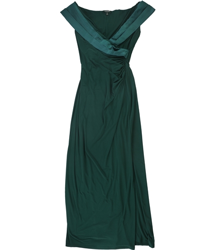 Ralph Lauren Womens Solid Gown Dress green 2