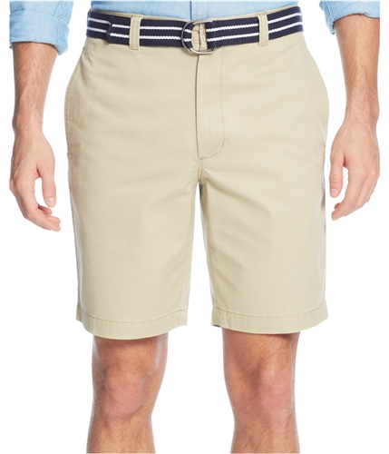 Club Room Mens Flat Front With Belt Casual Chino Shorts creekbed 44