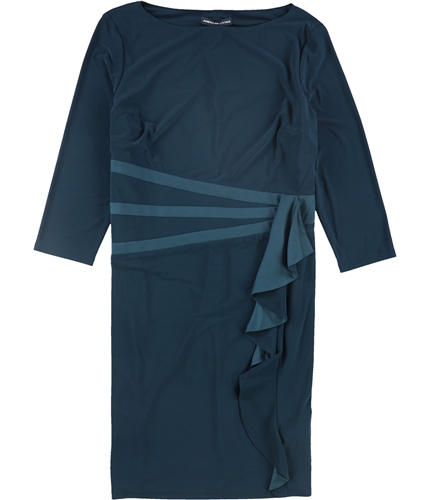 American Living Womens Gabrielle Sheath Dress navy 2