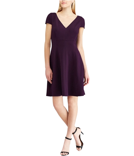 American Living Womens Edith A-line Dress purple 2