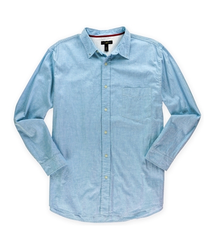 Club Room Mens Solid Pocket Button Up Dress Shirt turkishtile 2XLT
