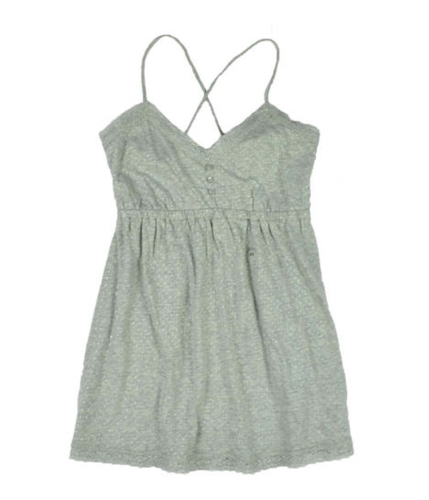 Aeropostale Womens Lace Cami Tank Top lththrgray S