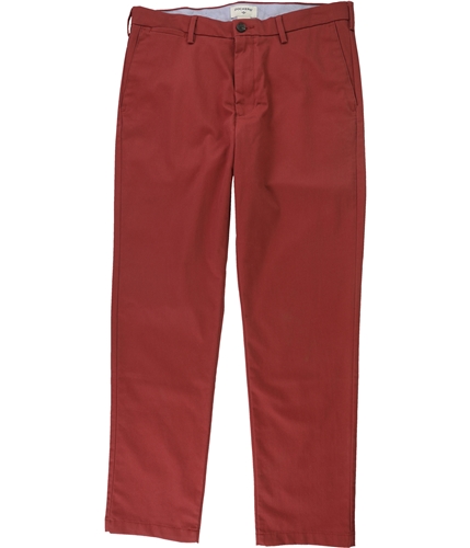 Dockers Mens Tapered Fit Casual Chino Pants red 28x30