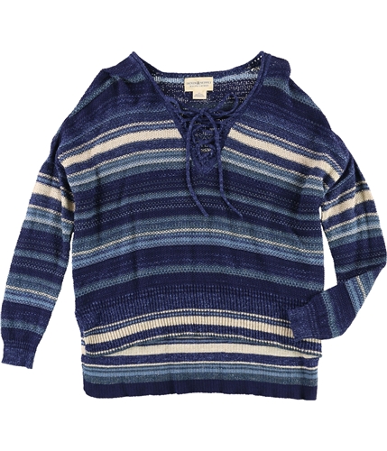 Ralph Lauren Womens Knit Pullover Sweater bluemulti S