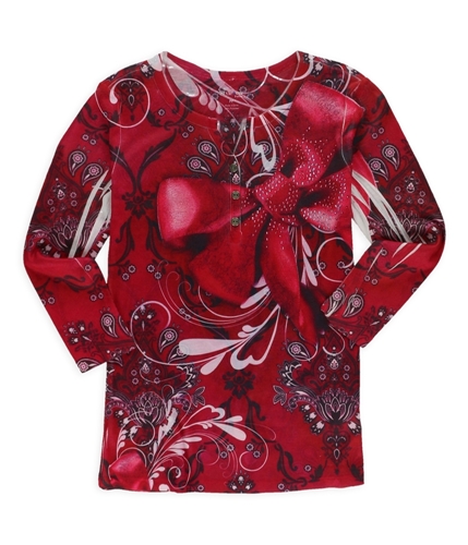 Style&co. Womens Rhinestone Henley Shirt allwrappedred PP