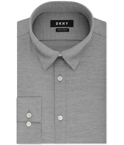 DKNY Mens Active Stretch Button Up Dress Shirt bluetopaz 16.5