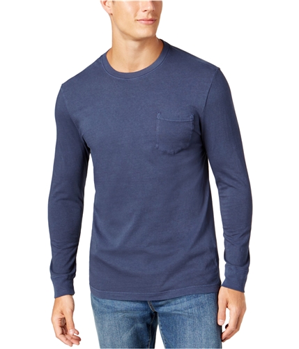 Club Room Mens Garment-Dyed Basic T-Shirt navyblue S