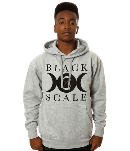 Black Scale Mens The Lunarology Pullover Hoodie Sweatshirt hthrgryblk S