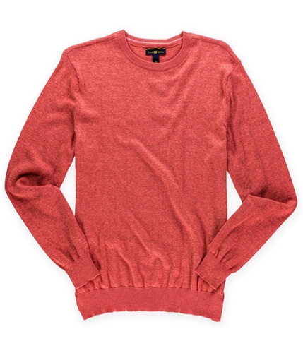 Club Room Mens Solid Pullover Sweater coralhtr M