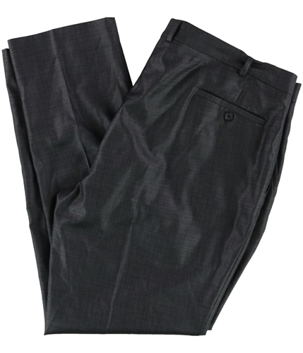 Kenneth Cole Mens Techni-Cole Basketweave Dress Pants Slacks gunmetal 29x32