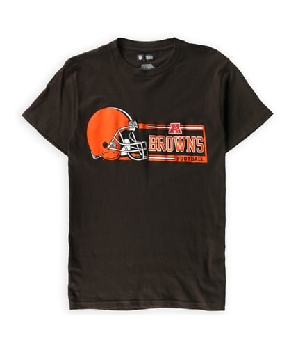 NFL Mens Cleveland Browns Graphic T-Shirt brown S
